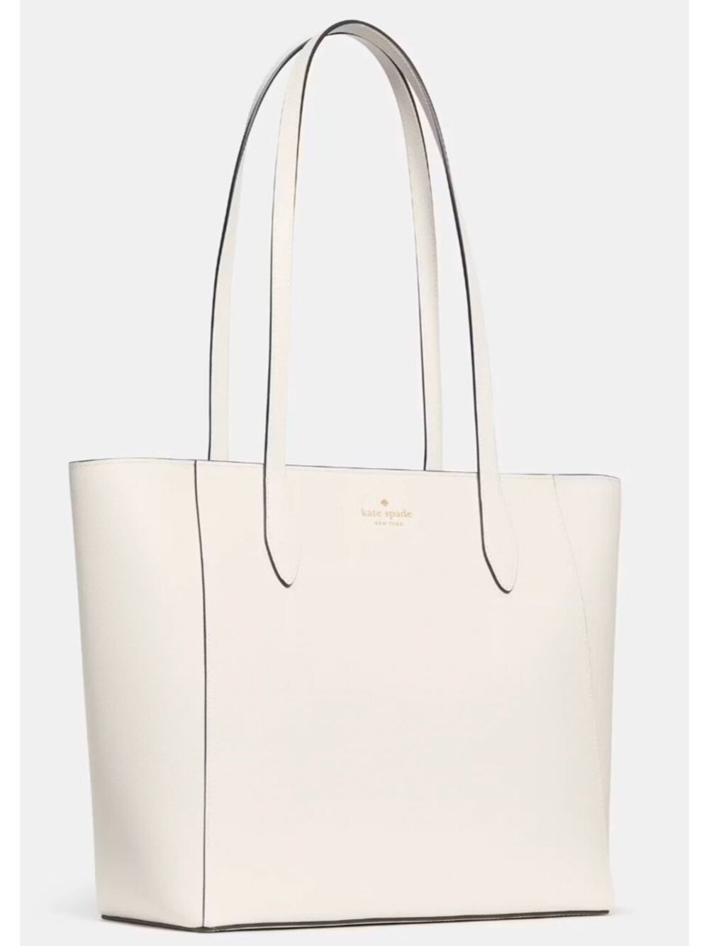 S Kate Spade Dana Tote Saffiano Meringues White Bag KP071 Ivory NWT $359 Retail